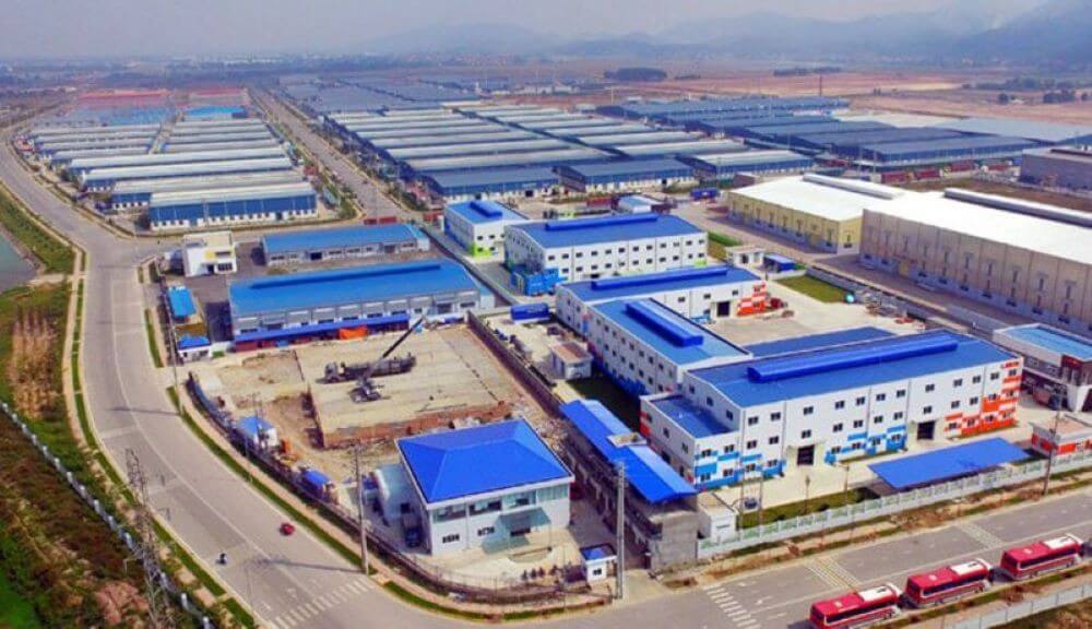 Toàn cảnh khu công nghiệp VSIP Bắc Ninh nơi tập trung nhiều việc làm kỹ thuật.